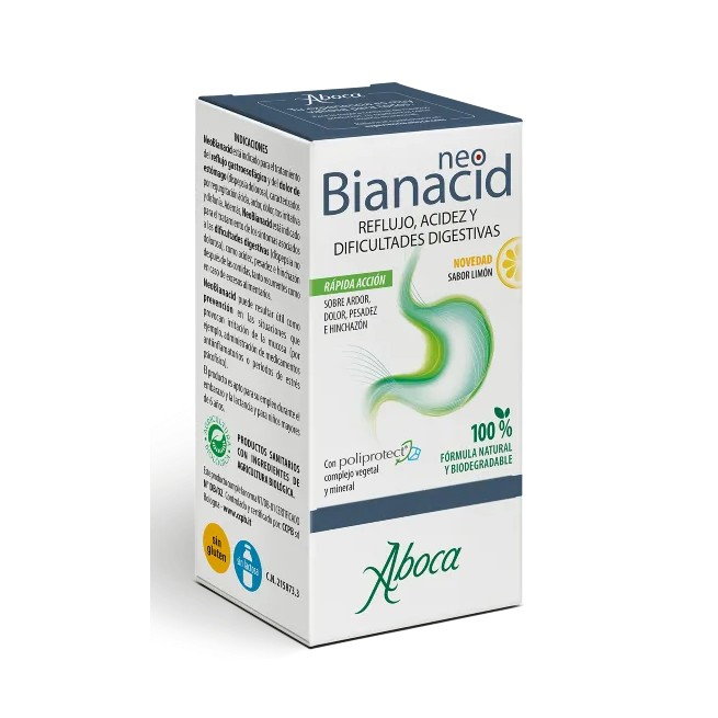 Aboca Neobianacid 70 Comprimidos Sabor Limón