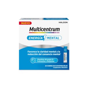 Multicentrum Energía Mental 20 Sobres Bucodispersables