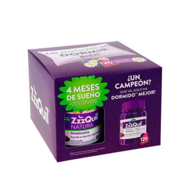 ZZZQuil Sueño 120 Gummies Sabor Frutos Rojos