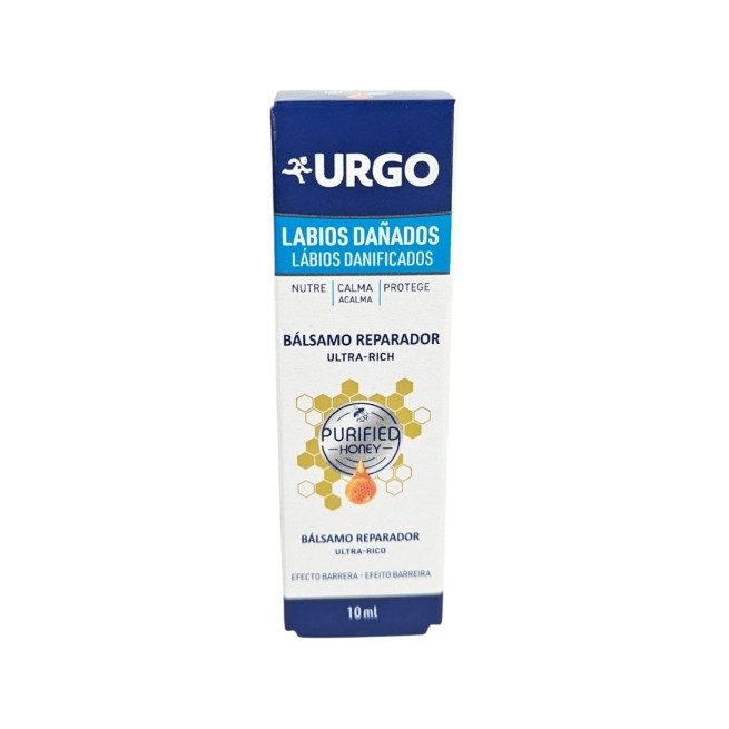 Urgo Labios Dañados Bálsamo Reparador 10 ml Textura ultra-rica