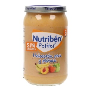 Nutriben Potito Melocotón, Pera y Plátano 235 g