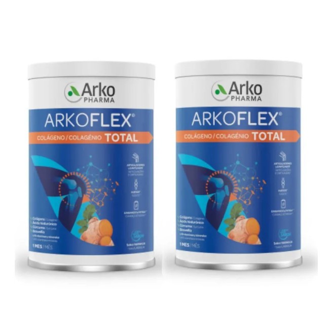 ARKOFLEX Colágeno Total 2 x 390 g Sabor naranja