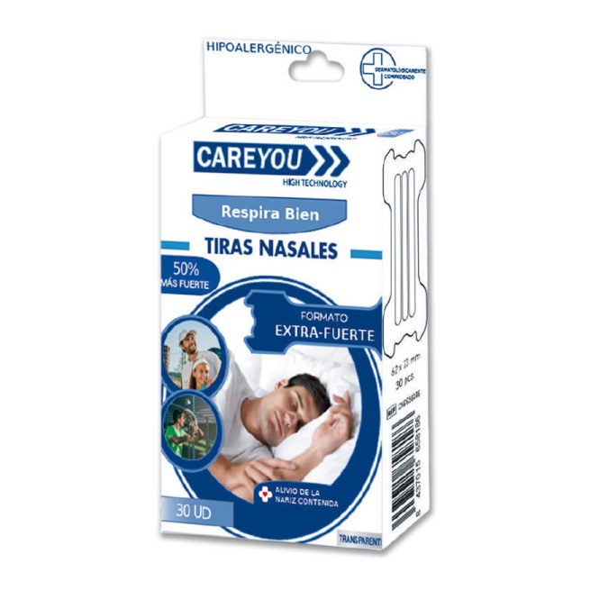Care You Tiras Nasales Extra Fuerte 30 unidades