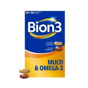 Bion3 Multi & Omega-3 30 comprimidos + 30 cápsulas
