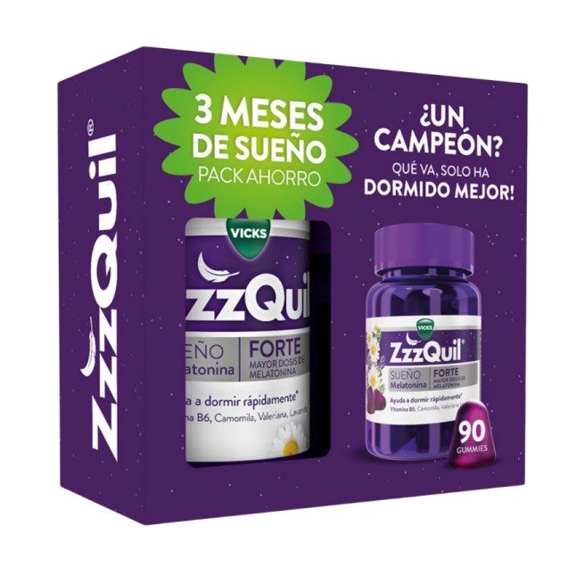 ZZZQuil Forte 90 Gummies Sabor Frutos del Bosque