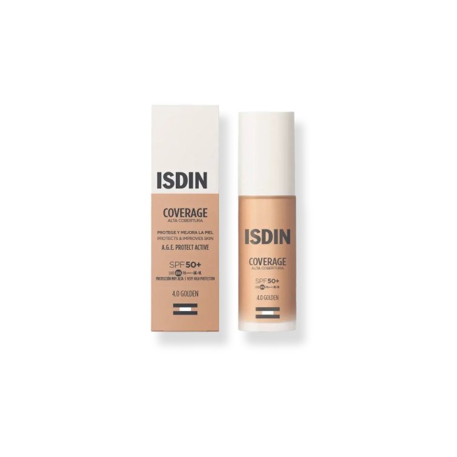 ISDIN Coverage SPF 50+ 4.0 Golden 30 g Base de Maquillaje