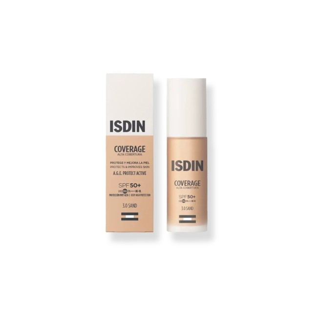 ISDIN Coverage SPF 50+ Sand 3.0 30 g Base de Maquillaje