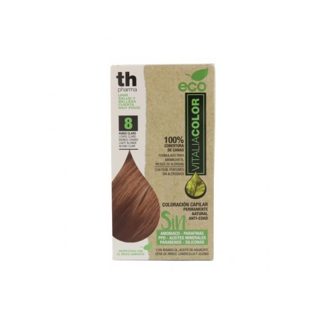 TH Pharma Tinte Eco V Color Nº 8 Rubio Claro Sin Amoniaco