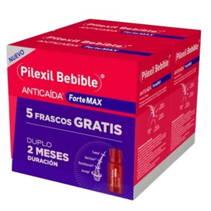 Pilexil Forte Max Bebible 30 ampollas + 30 ampollas de 15 ml
