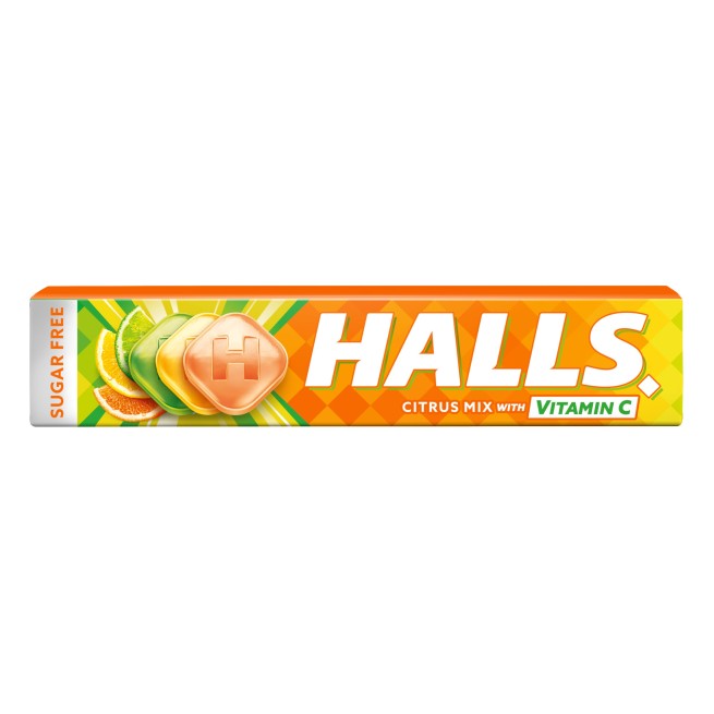 Halls Citrus Mix 32 g 20 unidades