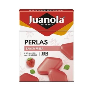 Juanola Perlas Mentoladas Sabor Fresa 25 g