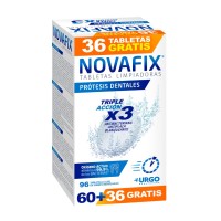 Novafix Tabletas Limpiadoras Triple Acción 60 + 36 unidades