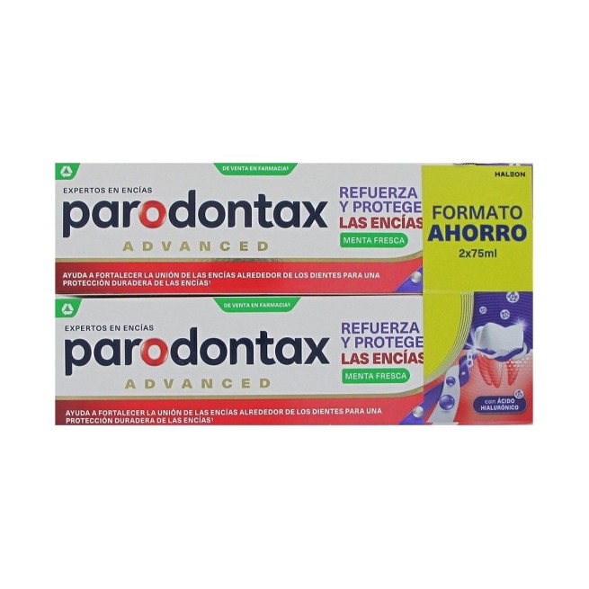 Parodontax Advanced Refuerza y Protege las Encías Duplo 2 x 75 ml Sabor Menta