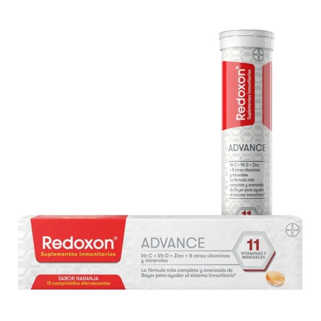 Redoxon Advance 15 comprimidos efervescentes Sabor naranja