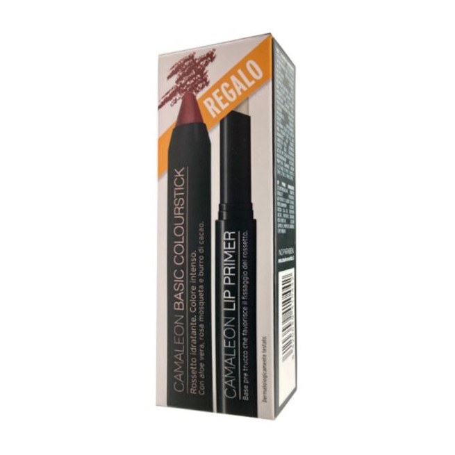 Camaleon Pintalabios Mate Nude Terra Basic + Primer Fijador Labial