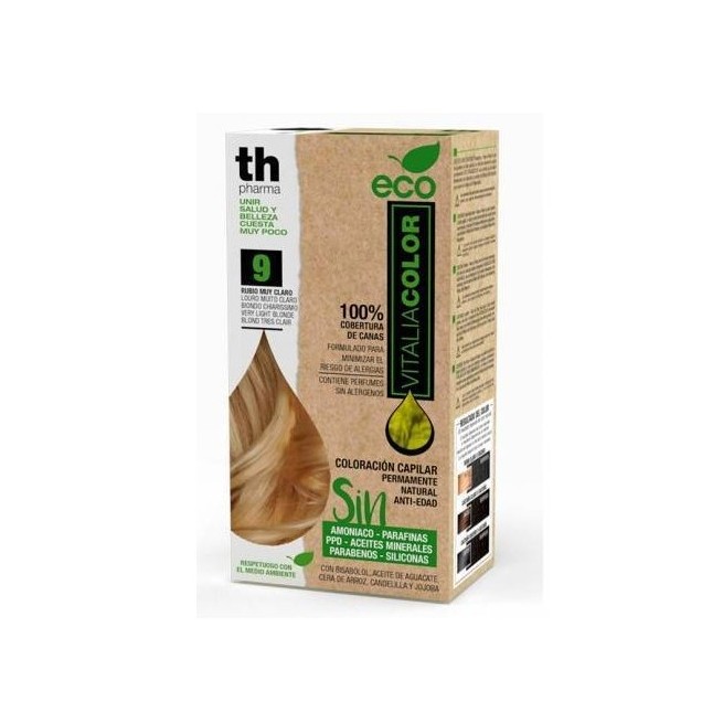 TH Pharma Tinte Eco V Color Nº 9 Rubio Muy Claro Sin Amoniaco