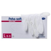 Peha - Soft Nitrile White Talla L 100 Unidades
