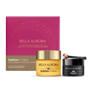 Bella Aurora Pack Sublime C-Glow Crema Iluminadora Antiedad 50 ml + Contorno de Ojos Antiedad 15 ml