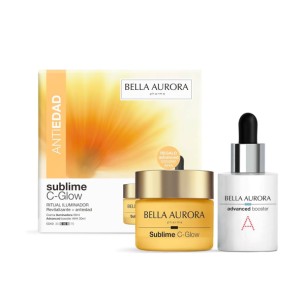 Bella Aurora Pack Sublime C-Glow Crema Iluminadora Antiedad 50 ml + Sérum Advanced Booster AHA 30 ml