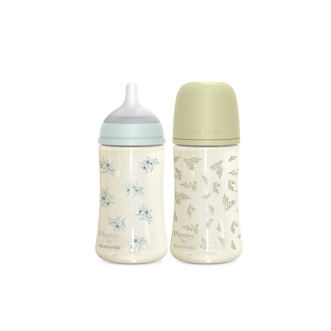 Suavinex Biberón Poetry 270 ml Fisiológica Flujo Medio 1 unidad