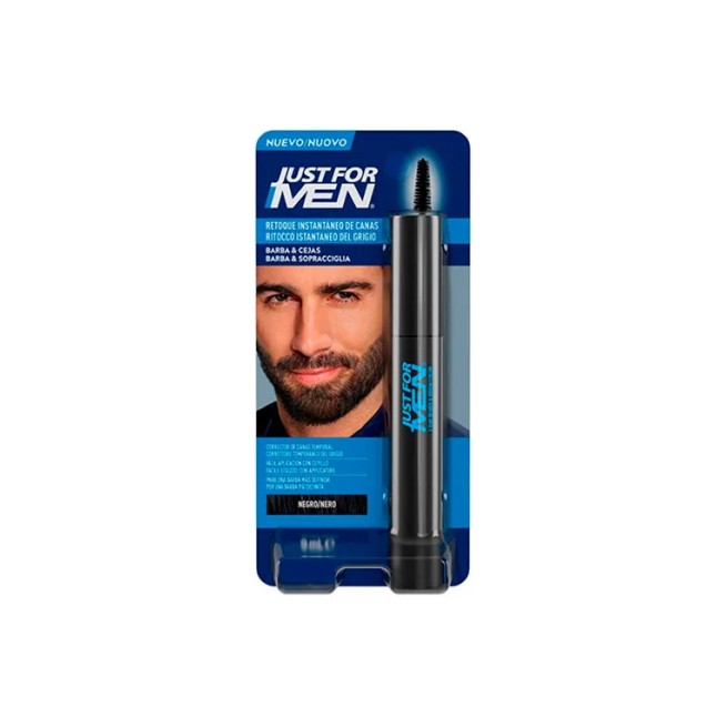 Just for Men Barba y Cejas Tinte Instantáneo Negro 9 g