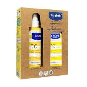 Mustela Pack Solar Spray Corporal SPF50+ 200 ml + Leche Facial SPF50+ 40 ml