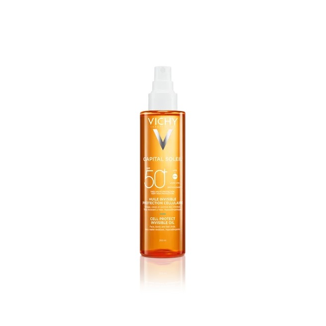Vichy Capital Soleil Aceite Invisible CELL Protect SPF50+ 200 ml