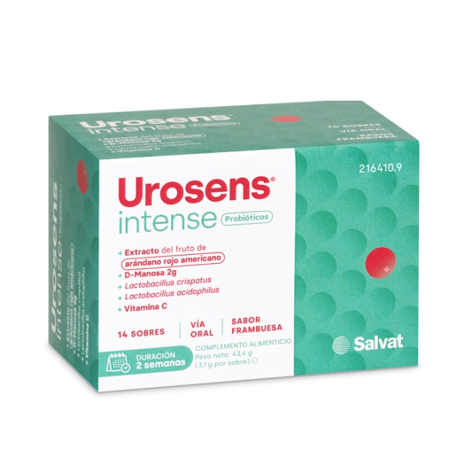 Urosens Intense 14 sobres Sabor Frambuesa