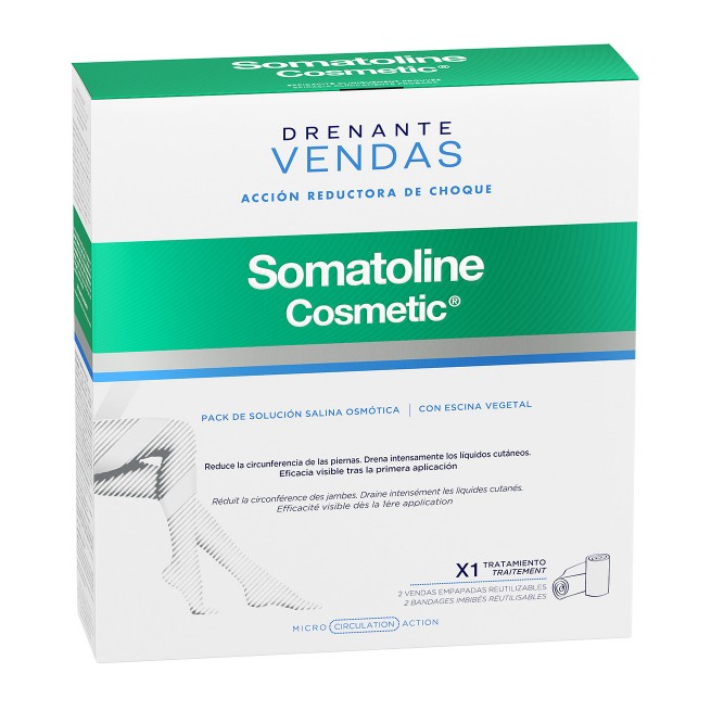Somatoline Vendas Drenantes 2 unidades Acción Reductora de Choque