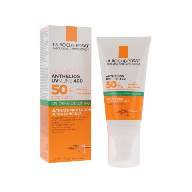 La Roche Posay Anthelios UVMUNE 400 Gel Crema Toque Seco Spf50+ 50 ml