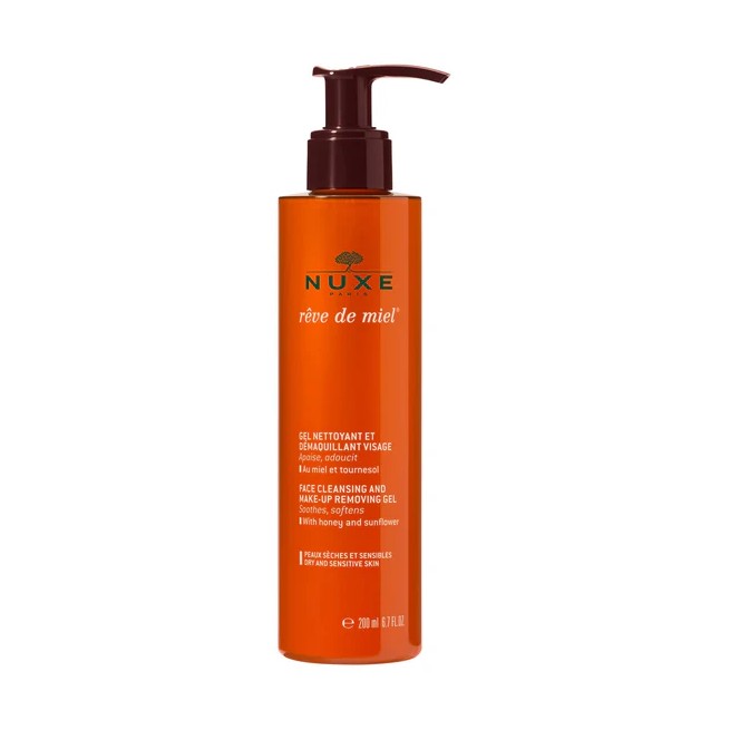 Nuxe Rêve de Miel Gel Limpiador y Desmaquillante Facial 200 ml