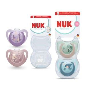 Nuk Chupete Silicona First Choice 6 a 18 meses 2 unidades