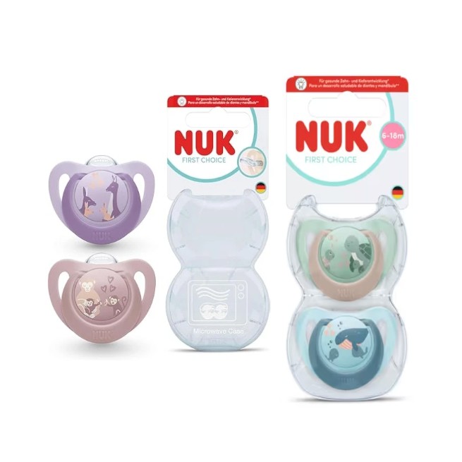 Nuk Chupete Silicona First Choice 6 a 18 meses 2 unidades