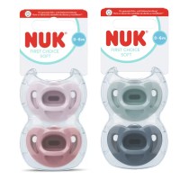 Nuk Chupete Sensitive Silicona 0 a 6 meses 2 unidades