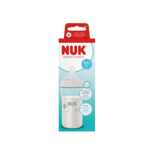 Nuk Perfect Match Biberón Flujo M 260 ml 3 meses