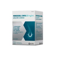 Cinfa Minoxidil 50mg/ml Solucion Cutánea, 240 ml
