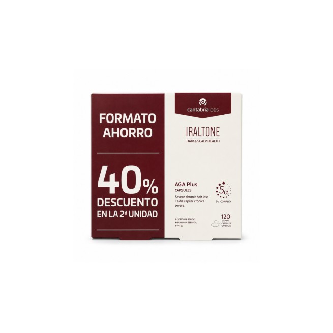 IRALTONE AGA PLUS 120 (60+60) cápsulas