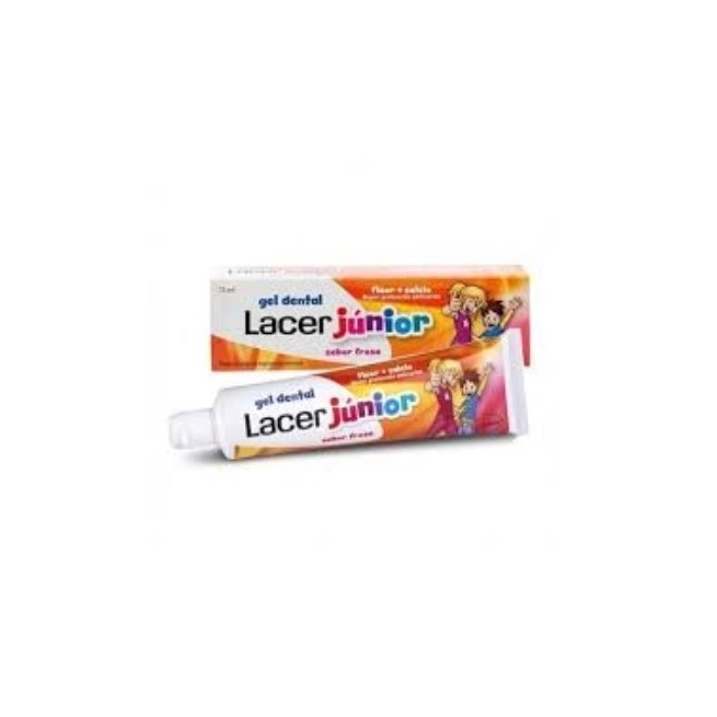 Lacer Junior Gel Dental 75 ml Fresa