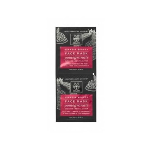 Apivita Mascarilla Facial con Granada 2 Por 8 ml