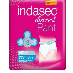 Indasec® Pant Plus Talla Media 12Uds