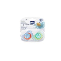 Chicco Chupete Tetina Latex Physio Air +12 M 2 Unidades