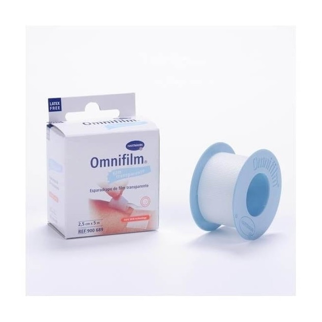 Omniplast Esparadrapo Film Transparente 2.5Cm X 5 M