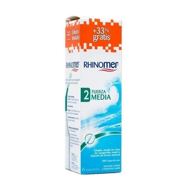 Rhinomer Limpieza Nasal Fuerza 2 135 ml + 45 ml Gratis