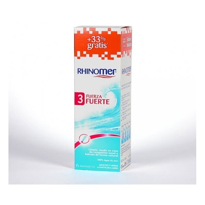 Rhinomer Limpieza Nasal Fuerza 3 135 ml + 45 ml Gratis