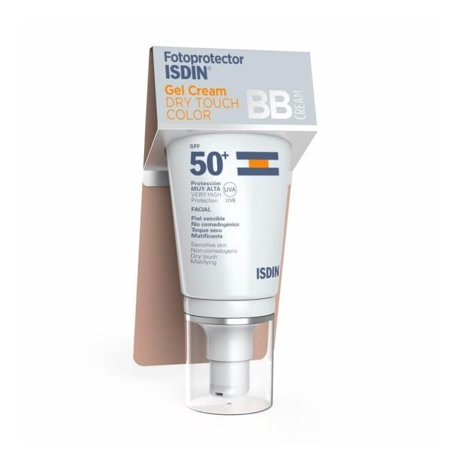 Fotoprotector Isdin® Dry Touch Gel Crema Color Spf50+ 50 ml