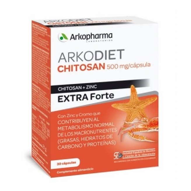 Arkodiet Chitosán Extraforte + Cromo 60Cáps