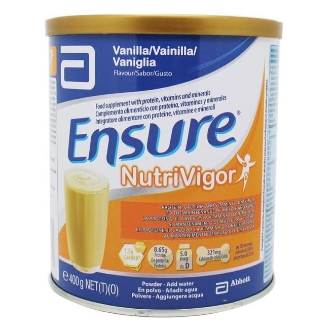 ENSURE NUTRIVIGOR VAINILLA 400 GRAMOS