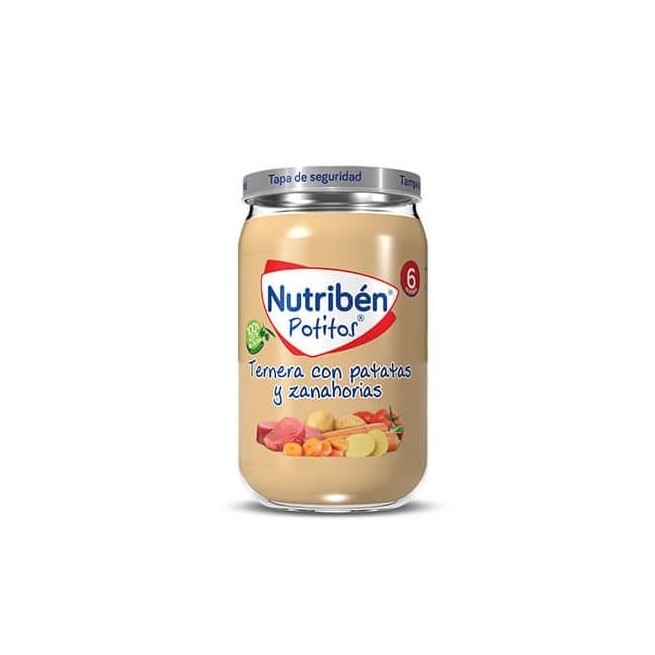 comprar NUTRIBEN POTITO TERNERA CON PATATAS Y ZANAHORIAS 235 GRAMOS