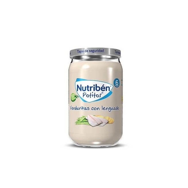 COMPRAR NUTRIBEN POTITO VERDURITAS CON LENGUADO 235 GRAMOS