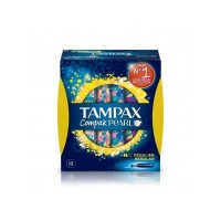 Tampax Compak Pearl Regular Algodón 18Uds